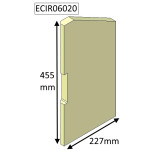 ECIR06020 Parkray Left Side Brick  |  Aspect 6 (NON Eco)